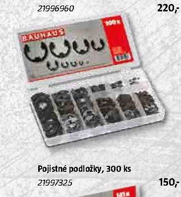 Pojistné podložky, 300 ks - BAUHAUS akcniletaky.com