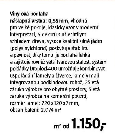 Vinlová podlaha - BAUHAUS akcniletaky.com