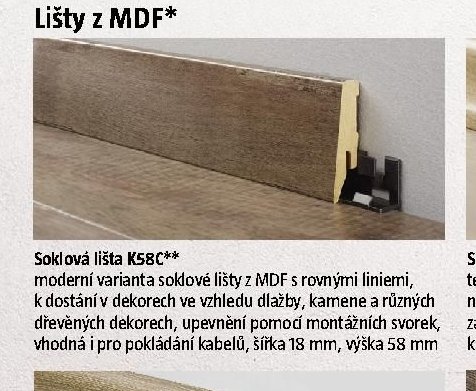 Soklová lišta K58C** - BAUHAUS akcniletaky.com