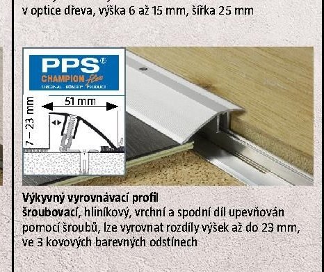 Výkyvný vyrovnávací profil - BAUHAUS akcniletaky.com