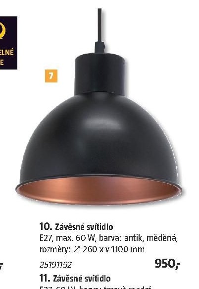 10. Závěsné svítidlo - BAUHAUS akcniletaky.com