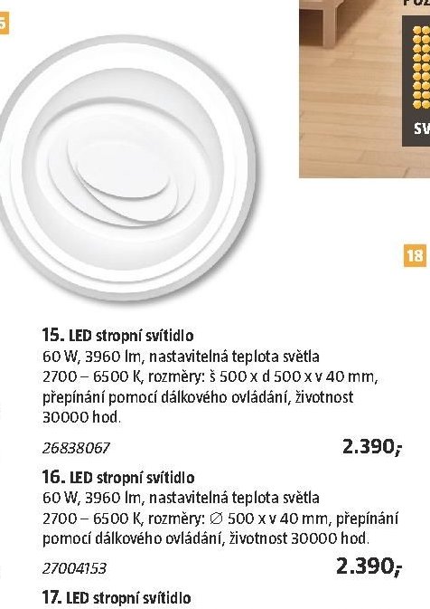 16. LED stropní svítidlo - BAUHAUS akcniletaky.com