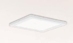 LED svítidlo Tinus 10,9 W, 1200 lm, 3000 K, kovový odlitek, barva: bílá, rozměry: š 170 x d 170 x v 38 mm 23186952 - BAUHAUS akcniletaky.com