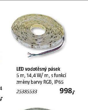 LED vodotěsný pásek 5 m - BAUHAUS akcniletaky.com