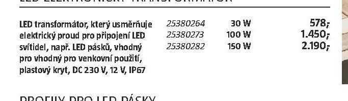LED transformátor, 30 W - BAUHAUS akcniletaky.com