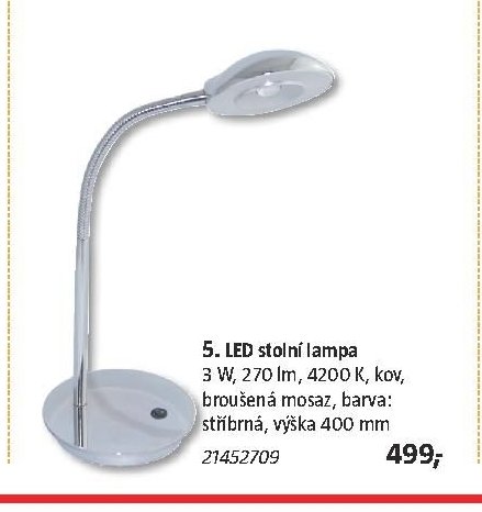5. LED stolní lampa - BAUHAUS akcniletaky.com