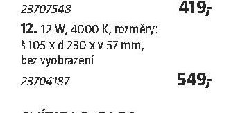 12. 12 W, 4000 K - BAUHAUS akcniletaky.com