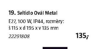 19. Svítidlo Ovál Metal - BAUHAUS akcniletaky.com