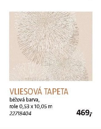 Vliesová tapeta, béžová barva, role 0,53 x 10,05 m - BAUHAUS akcniletaky.com