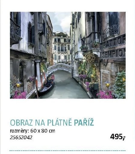 OBRAZ NA PLÁTNĚ PAŘÍŽ - BAUHAUS akcniletaky.com