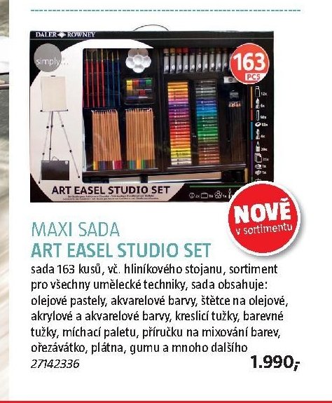 MAXI SADA ART EASEL STUDIO SET - BAUHAUS akcniletaky.com