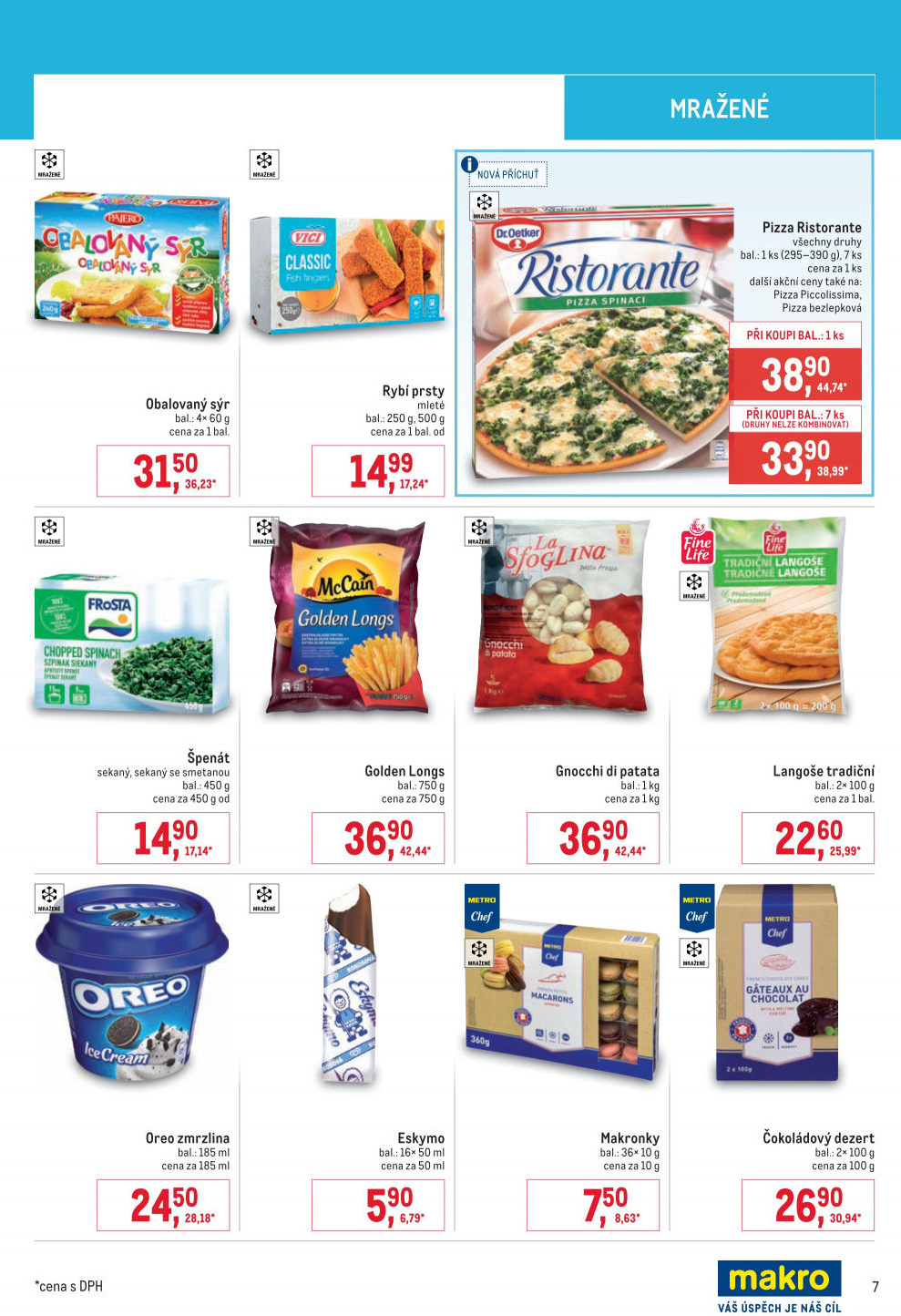 Makronky mražené Metro Chef v akci Makro od 4.3.2020