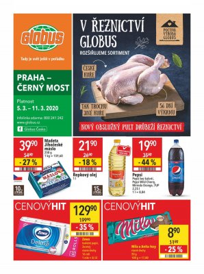 akční leták Globus 5.3.2020-11.3.2020