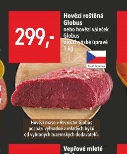 Hovězí roštěná Globus