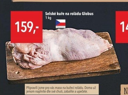 Selské kuře na roládu Globus