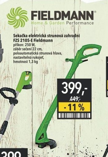 Sekačka elektrická strunová zahradní FZS 2105-E Fieldmann