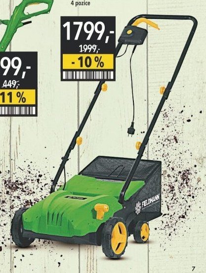 Vertikutátor elektrický FZV 2004-E Fieldmann