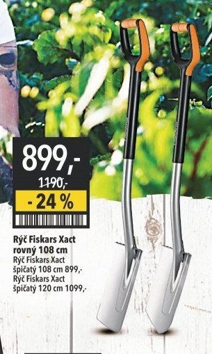 Rýč Fiskars Xact rovný 108 cm