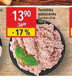 Turistická pomazánka Gurmán klub