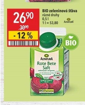 BIO zeleninová šťáva