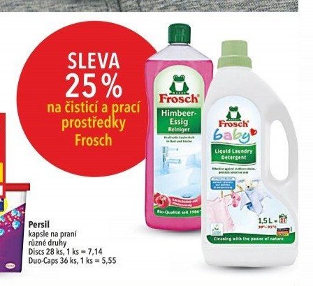 Frosch čisticí a prací prostředky