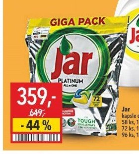 Jar Platinum kapsle do myčky
