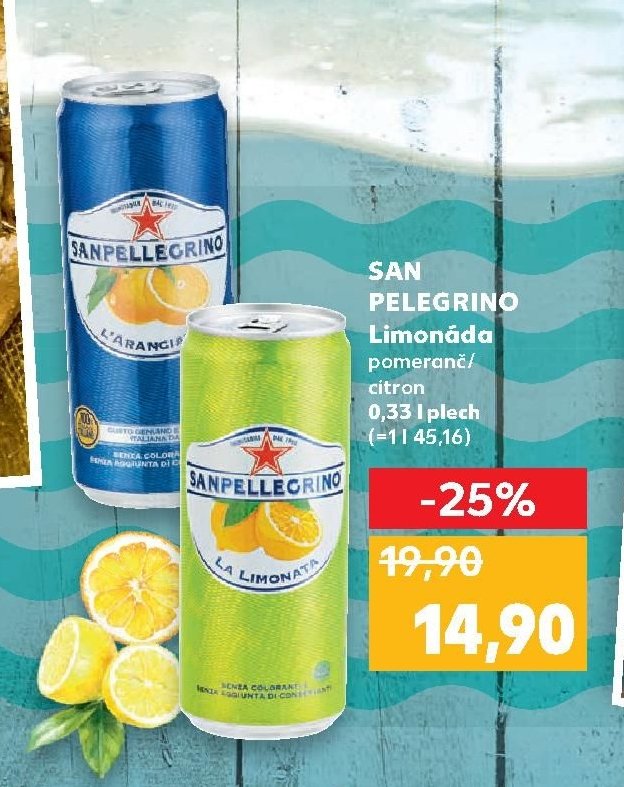 SAN PELLEGRINO Limonáda pomeranč/citron