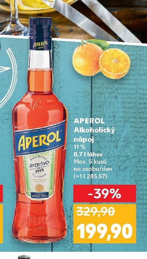 APEROL Alkoholický nápoj