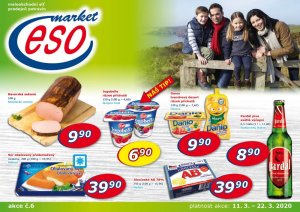 akční leták ESO MARKET 11.3.2020-22.3.2020