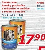 Konzerva pro kočky Česká cena