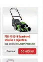 FZR 4010-B Benzínová sekačka s pojezdem - UNI HOBBY akcniletaky.com