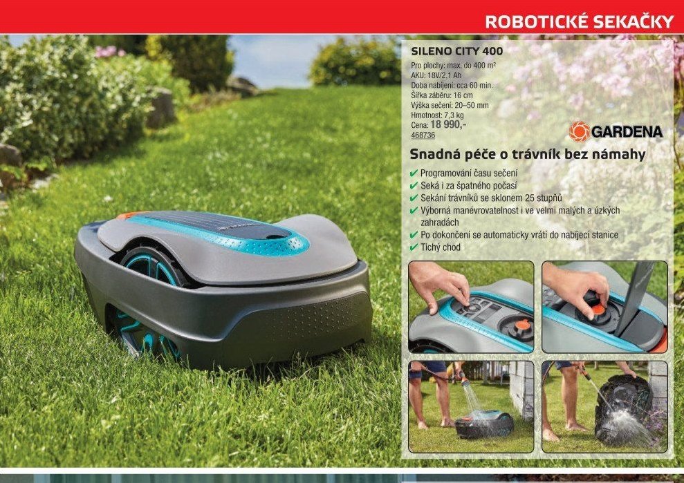 GARDENA SILENO CITY 400 - UNI HOBBY akcniletaky.com