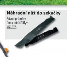 Náhradní nůž do sekačky - UNI HOBBY akcniletaky.com