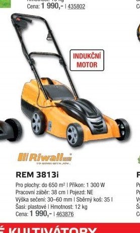 Riwall REM 3813i - UNI HOBBY akcniletaky.com