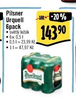 Pilsner Urquell 6pack
