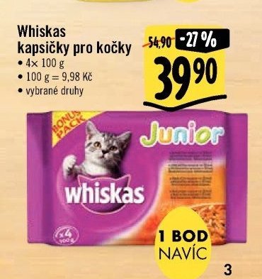Whiskas kapsičky pro kočky