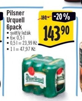 Pilsner Urquell 6pack