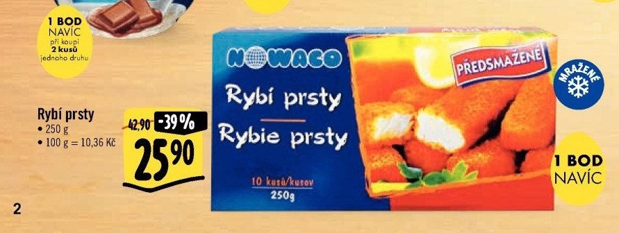 Nowaco Rybí prsty