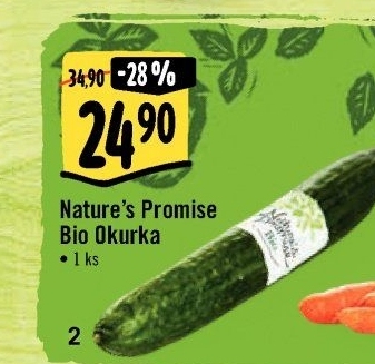 Okurka hadovka bio Nature'