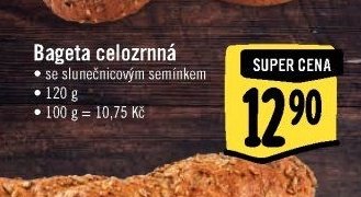 Bageta celozrnná