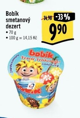 Bobík smetanový dezert