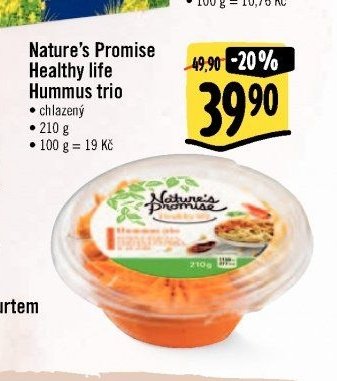 Nature's Promise Healthy life Hummus trio