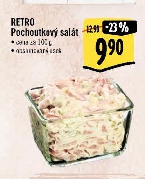 Retro Pochoutkový salát