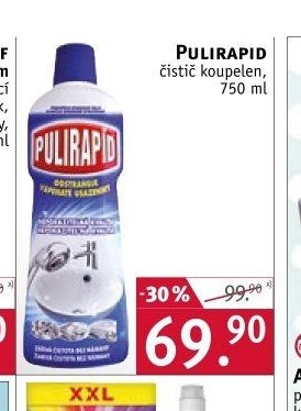 PULIRAPID čistič koupelen, 750 ml
