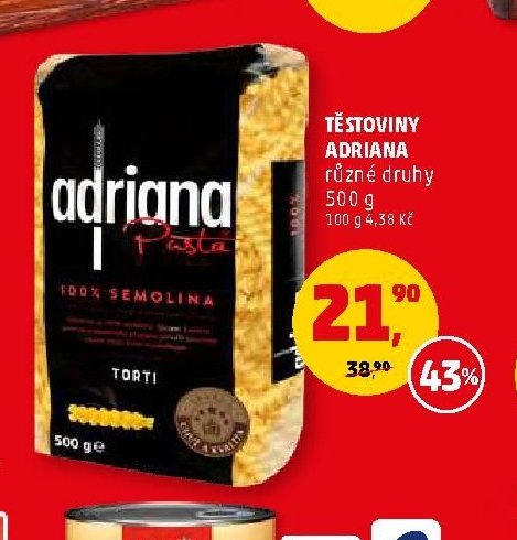 Těstoviny Adriana