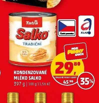 Kondenzované mléko Salko