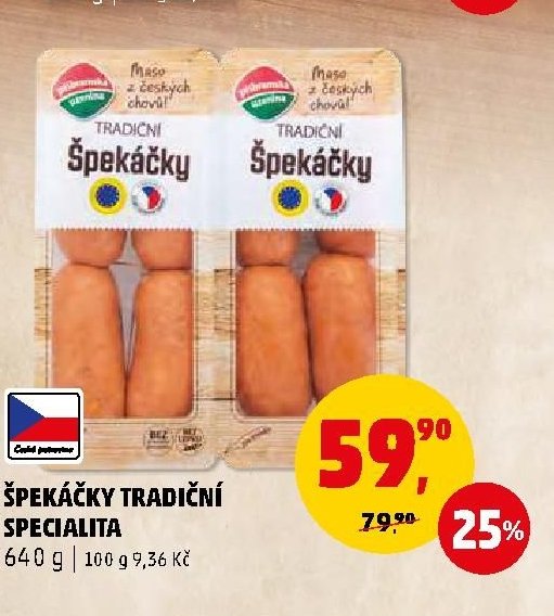 Špekáčky tradiční specialita