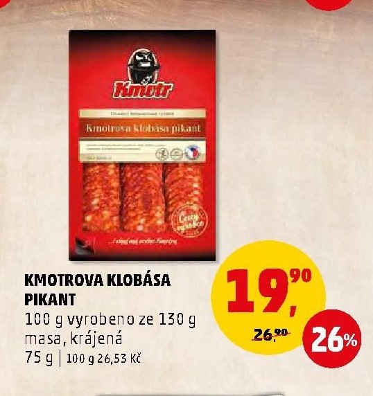 Kmotrova klobása pikant