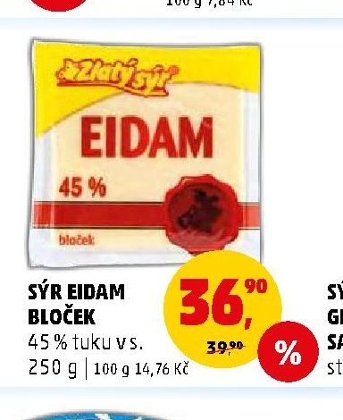 SÝR EIDAM BLOČEK