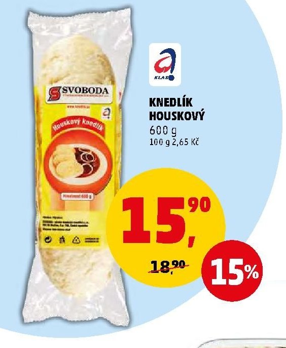 KNEDLÍK HOUSKOVÝ
